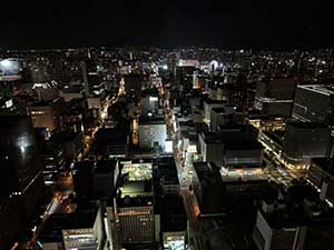 札幌駅直結 JRタワー展望室 夜景